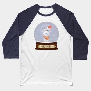 Schnauzer Christmas Gift Baseball T-Shirt